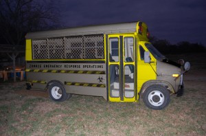 Zombie Bus Mock Up warningsides from zombiehunters.org
