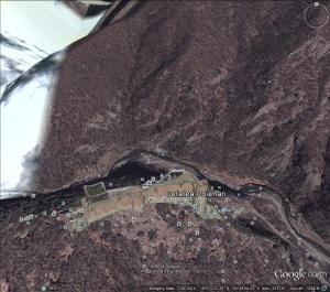 Cetatea Poenari (from Google Earth)