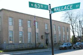 The Englewood post office now at the site of Holmes's Castle, November 5, 2011. Photo by Malcolm Logan from myamericanodyssey.com