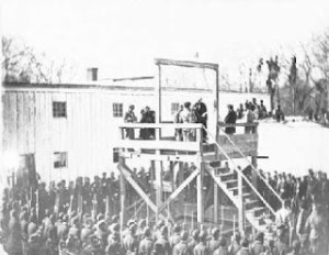 Holmes being executed.  From jesslb6.blogspot,com