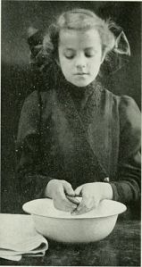 Girl Washing Hands, 1911