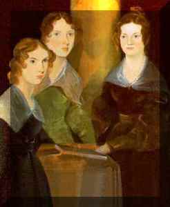 Anne, Emily, and Charlotte Bronte by Patrick Branwell Bronte circa 1834