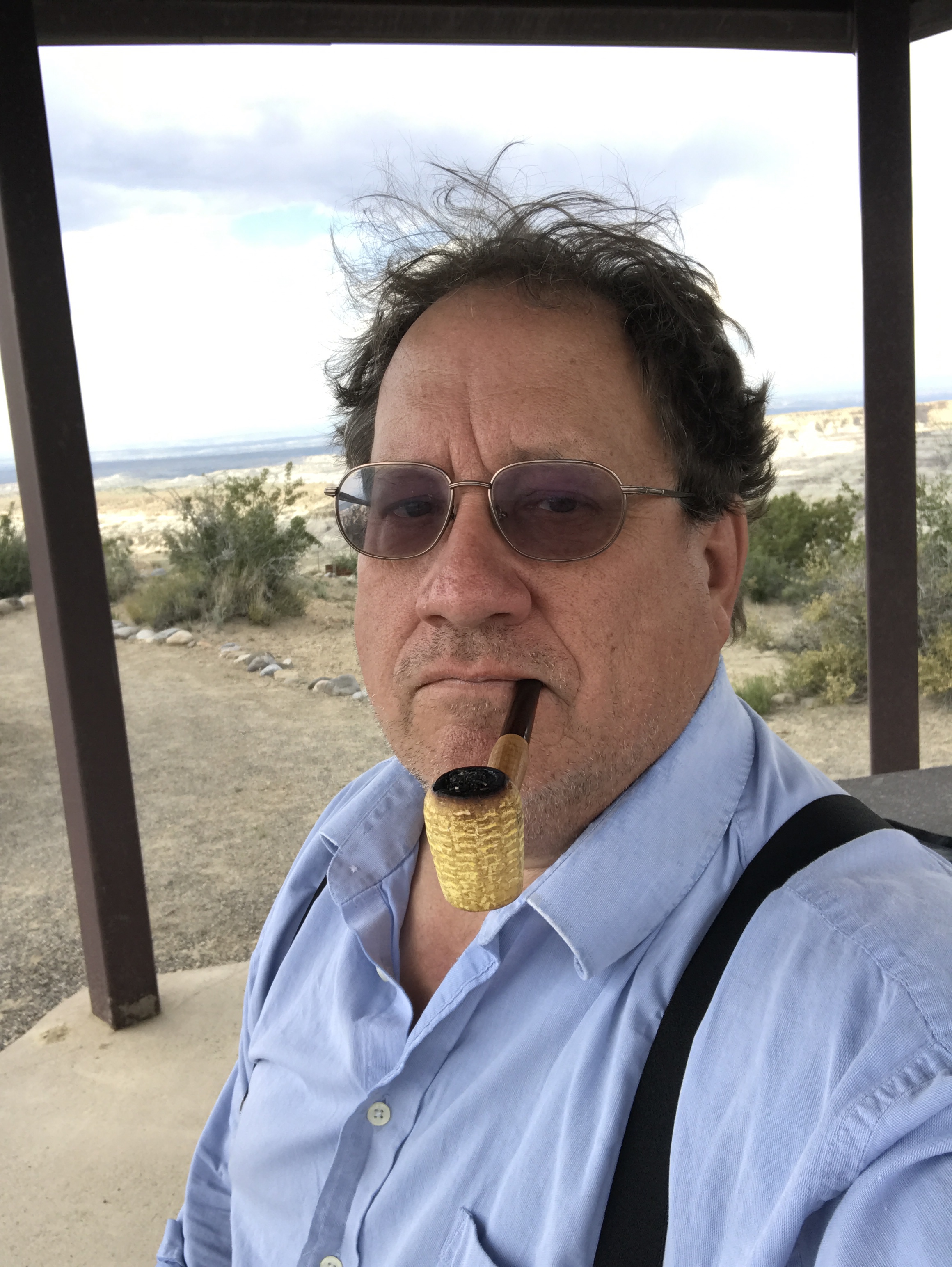 self portrait at Angel Peak