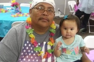 Murray with granddaughter?