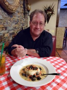 Eating at an Italian Restaurant in Midland, TX